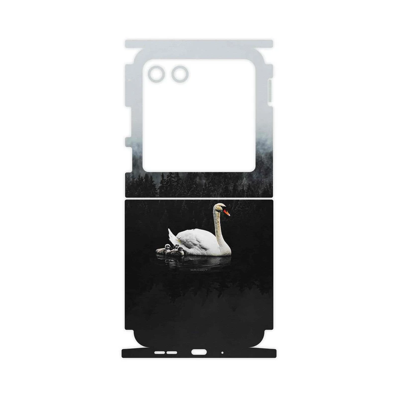 برچسب پوششی ماهوت مدل Swan_Lake-FullSkin مناسب برای گوشی موبایل موتورولا Razr 40 Ultra