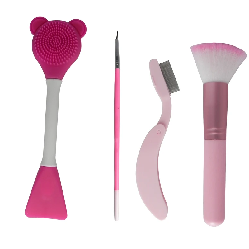 ست براش ارایشی کد 0043 بسته 4 عددی