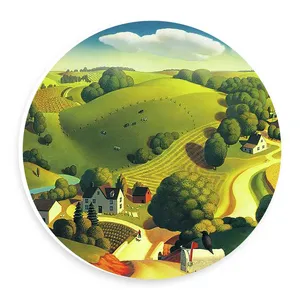  دیوارکوب طرح نقاشی مزرعه روستایی مدل wtb680