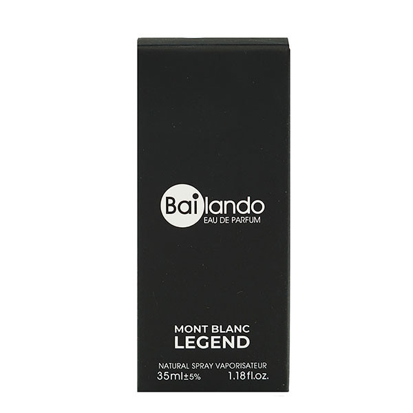 عطر جیبی مردانه بایلندو مدل MONT BLANC LEGEND حجم 35 میلی لیتر