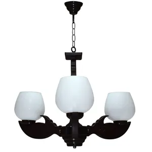 لوستر سه شعله چشمه نور کد G702.3-BR