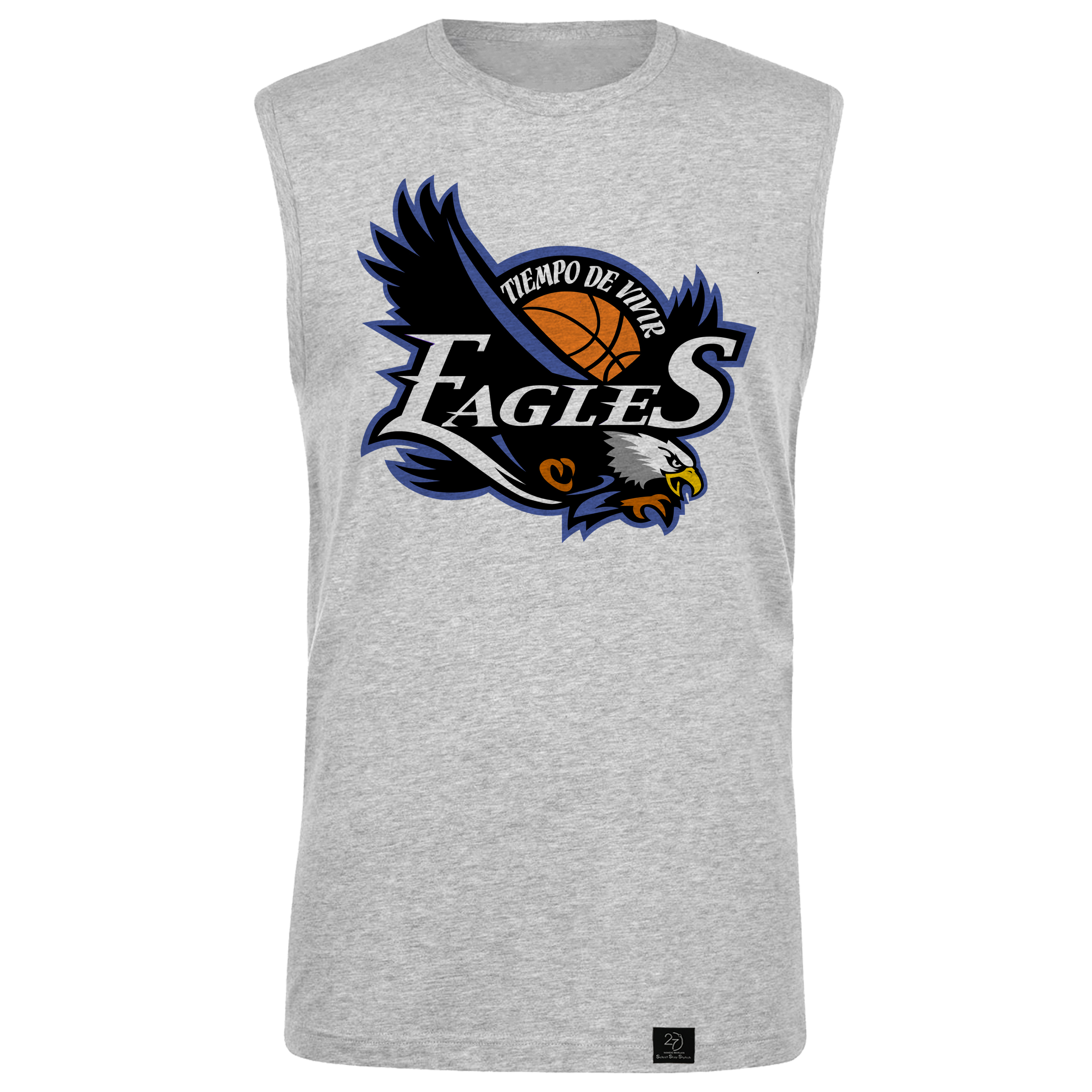 تاپ مردانه 27 مدل Eagles Basketball کد AL13 رنگ طوسی
