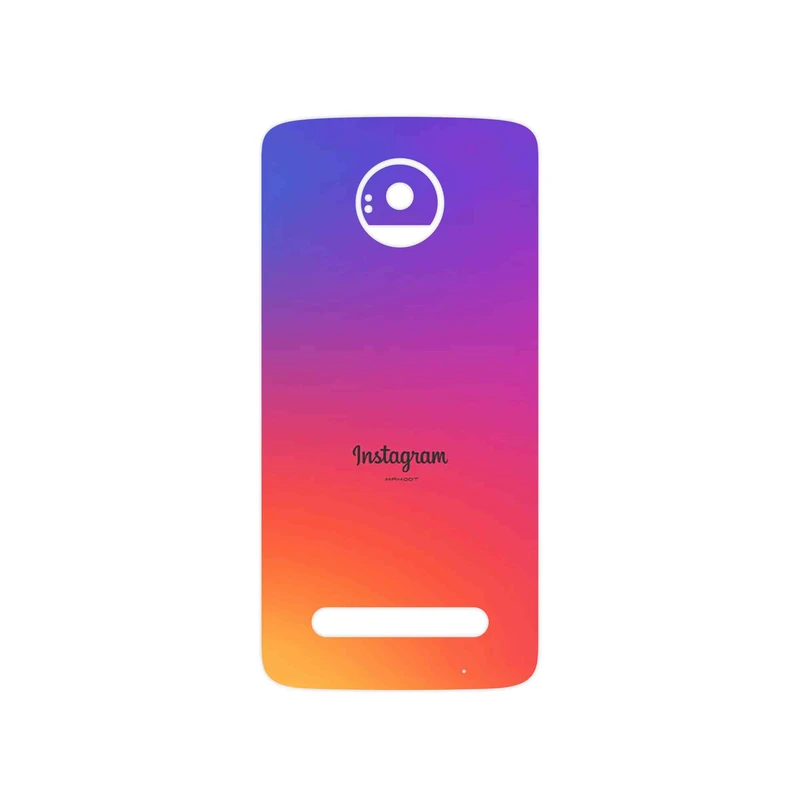 برچسب پوششی ماهوت مدل Instagram مناسب برای گوشی موبایل موتورولا Moto Z2 Play