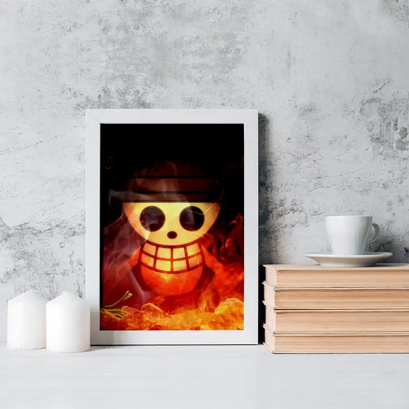 تابلو خندالو مدل لوفی انیمه وان پیس One Piece کد 17218