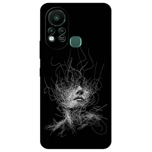 Megafone Face Sketch 7423 Cover For Infinix Hot 11s
