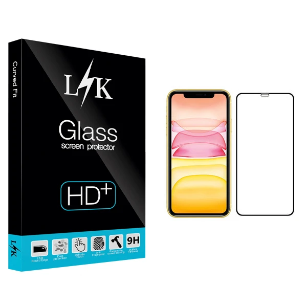 محافظ صفحه نمایش ال کی مدل Hard glass مناسب برای گوشی موبایل اپل iPhone 11