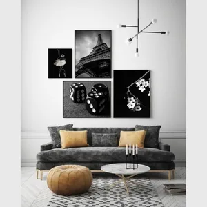 تابلو مدل دکوراتیو مدرن کد TD1008 مجموعه 4 عددی