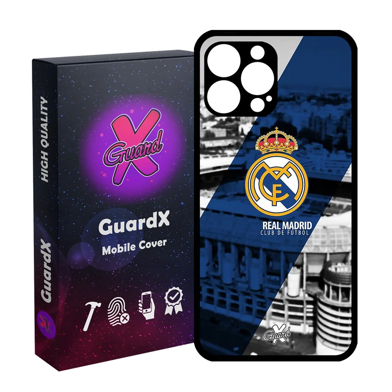 کاور گارد ایکس طرح Real Madrid مدل Glass10054 مناسب برای گوشی موبایل اپل iPhone 14 Pro Max
