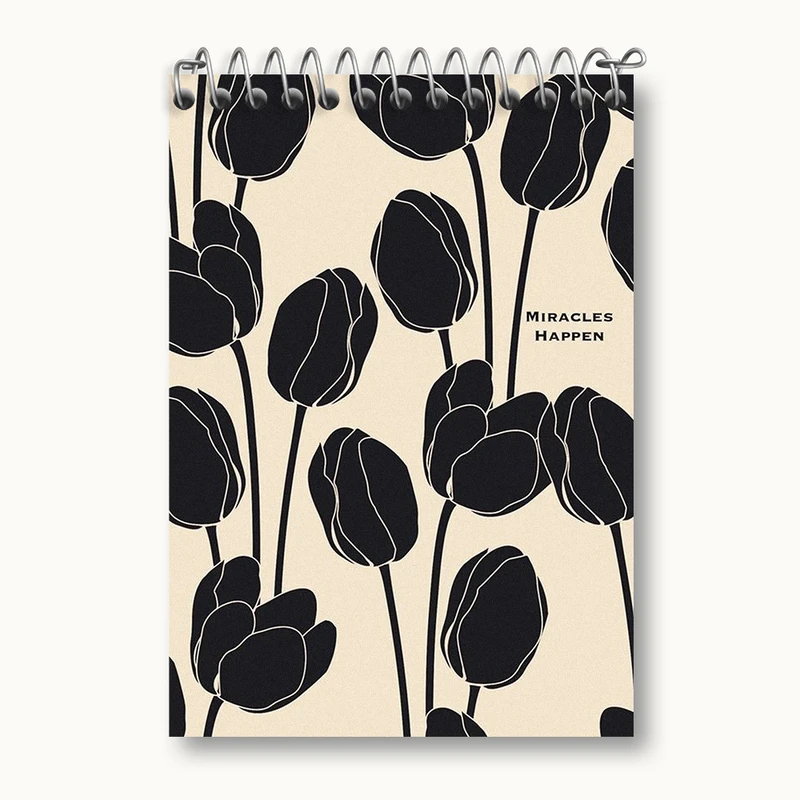 دفتر یادداشت 50 برگ خندالو طرح Miracles Happen کد N2105