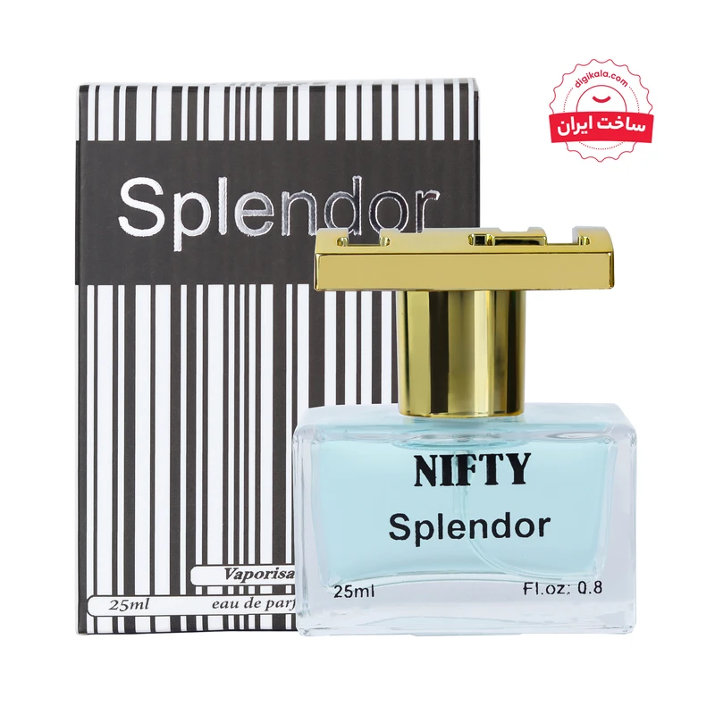 عطر جیبی مردانه نیفتی مدل splendor حجم 25 میلی لیتر 