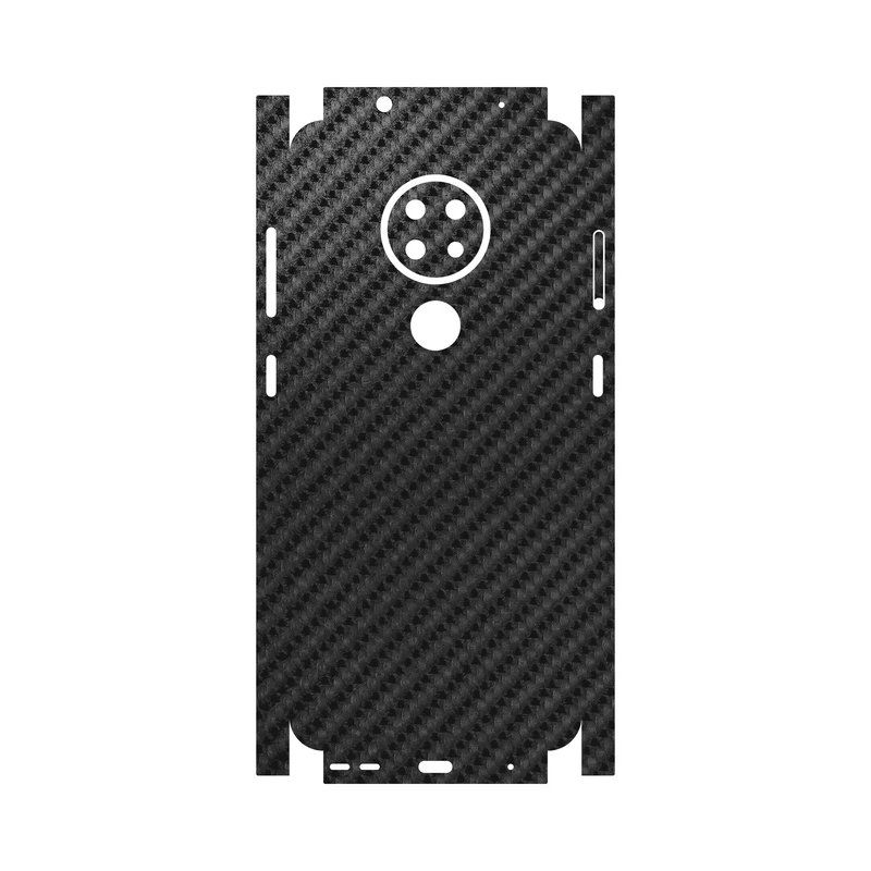 برچسب پوششی ماهوت مدل Shine-Carbon-Fiber-FullSkin مناسب برای گوشی موبایل نوکیا 6.2