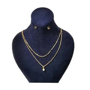 گردنبند زنانه سیکس مدل دو لاین HB 157