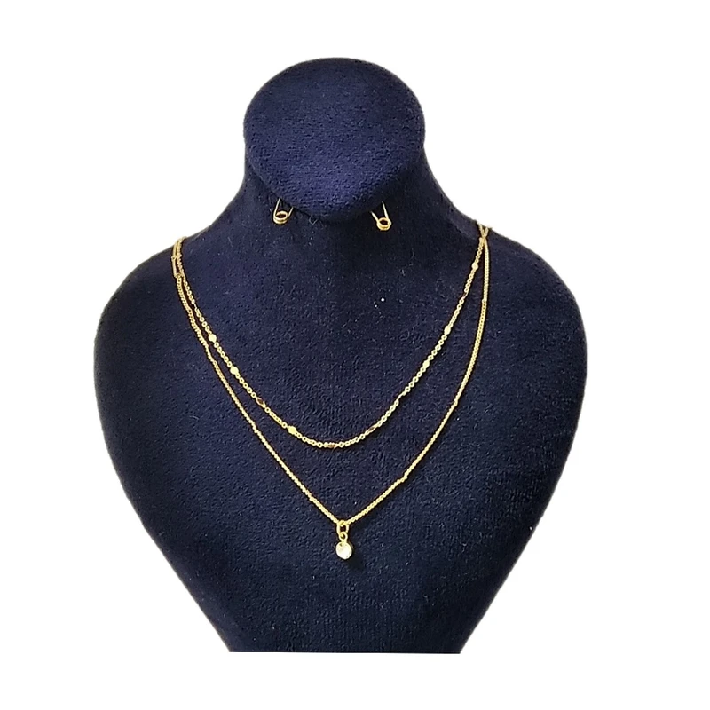 گردنبند زنانه سیکس مدل دو لاین HB 157