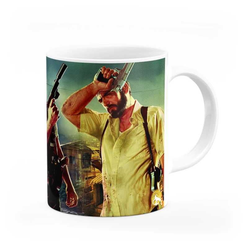 ماگ هومرو طرح مکس پین Max Payne مدل MG7709