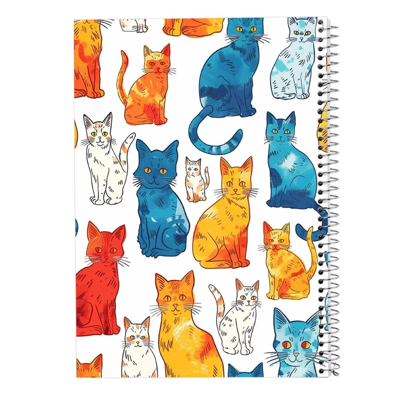 دفتر شطرنجی 50 برگ مدوپد طرح موجودات فانتزی کد DF16828