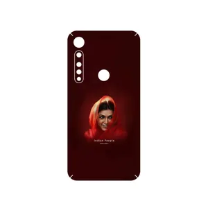 MAHOOT Portrait of an Indian Woman Cover Sticker for Motorola One Vision Plus