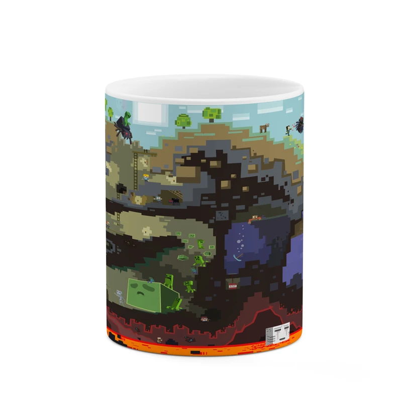 ماگ کاکتی طرح ماینکرافت minecraft مدل mgh41256