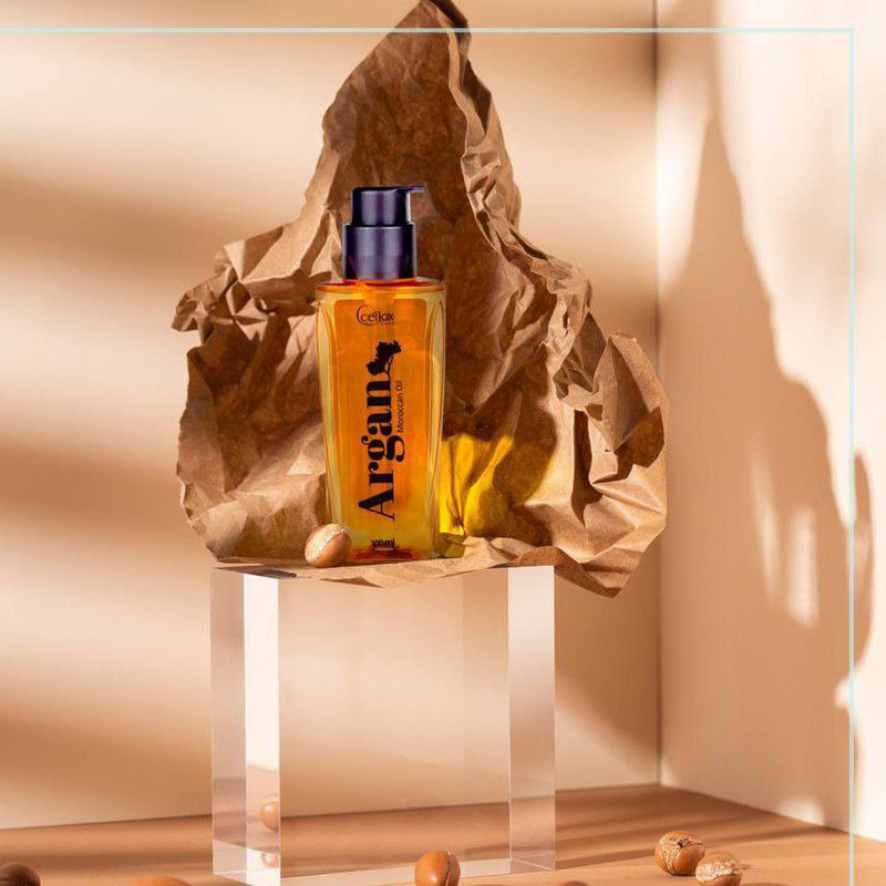 روغن مو سلوکس مدل آرگان حجم 100 میلی لیتر