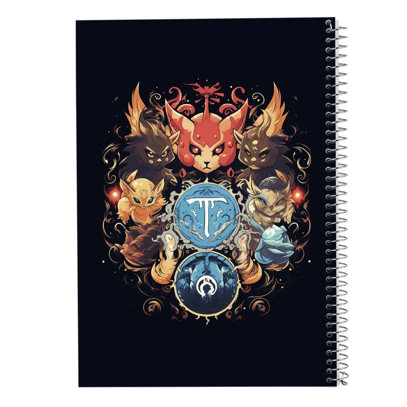 دفتر ژورنال نویسی 50 برگ مدوپد مدل نقطه ای طرح Fullmetal Alchemist کد DF2282