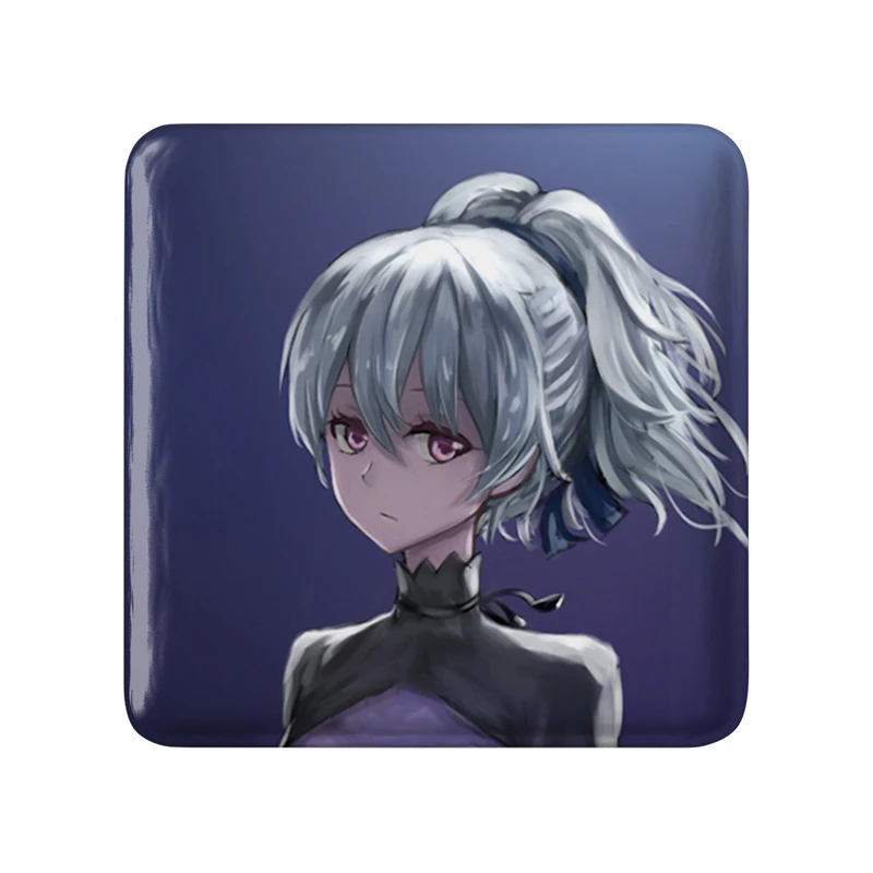 مگنت خندالو طرح یین انیمه تاریک تر از سیاهی Darker Than Black  مدل مربعی کد 22561