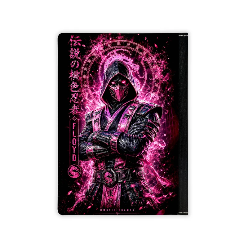 دفتر کلاسوری 100 برگ سیمی مدل mortal kombat Floyd کد 6302