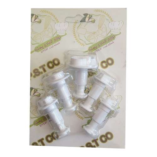 کاتر شیرینی پزی طرح قلب مدل PST150 مجموعه 5 عددی