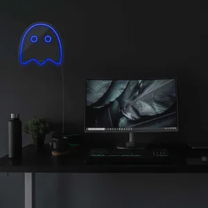 چراغ دیواری نئون دیزاین طرح Packman-2_BL