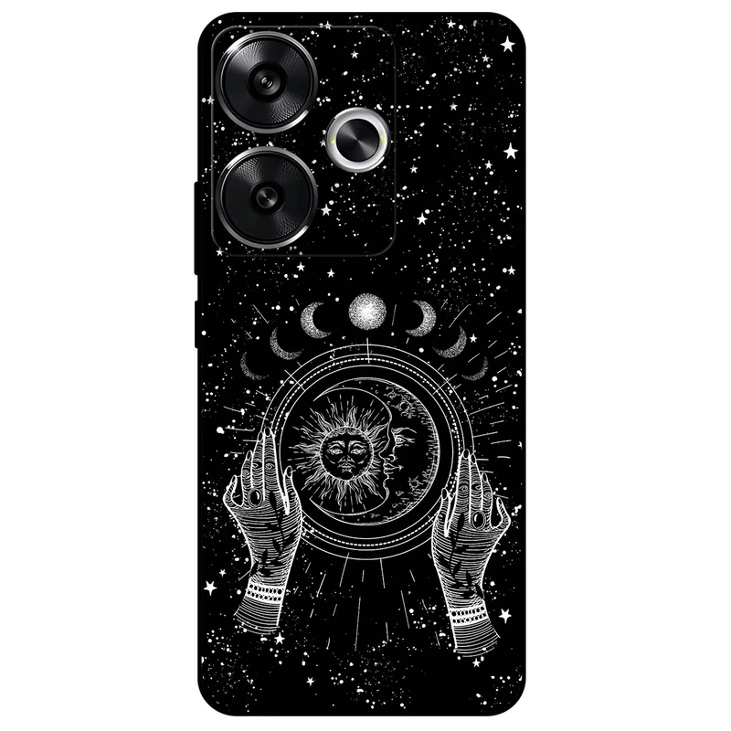 کاور مگافون طرح ماه و خورشید مدل 1892 مناسب برای گوشی موبایل شیائومی Poco F6  