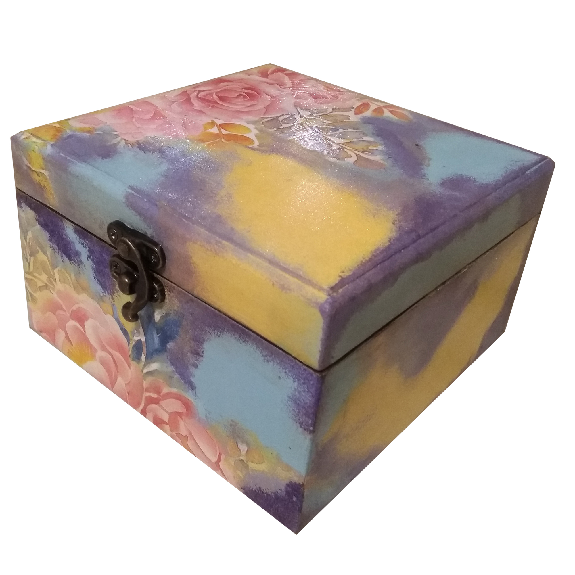 جعبه هدیه مدل گلهای بهاری کد WS139810