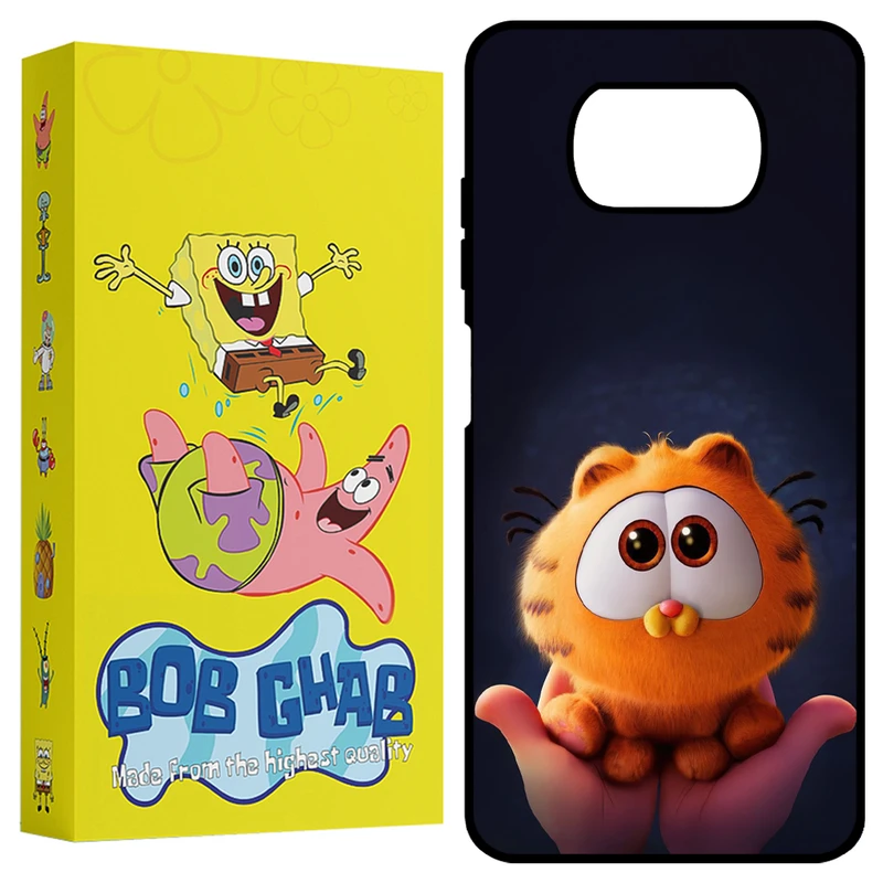 کاور باب قاب طرح گارفیلد مدل BCPX3 مناسب برای گوشی موبایل شیائومی Poco X3 / X3 NFC / X3 Pro