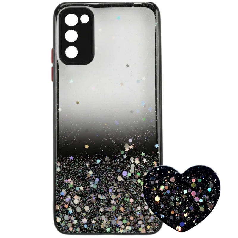 کاور طرح اکلیلی مدل دخترانه 001 مناسب برای گوشی موبایل سامسونگ GALAXY S20 FE به همراه پاپ سوکت