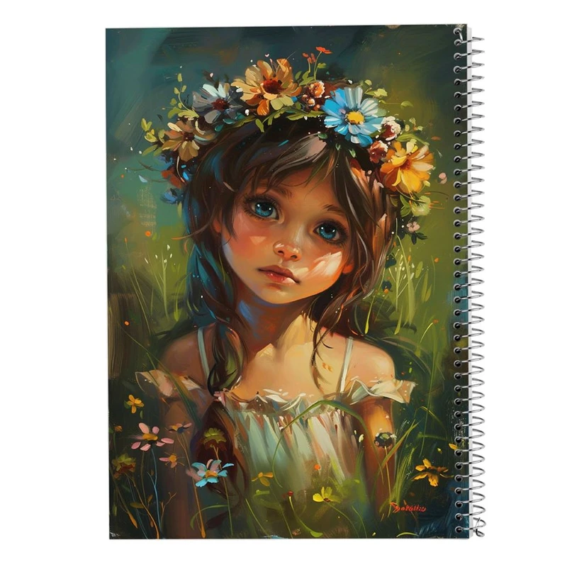 دفتر نقاشی 50 برگ مدوپد مدل دخترانه کد DF15749