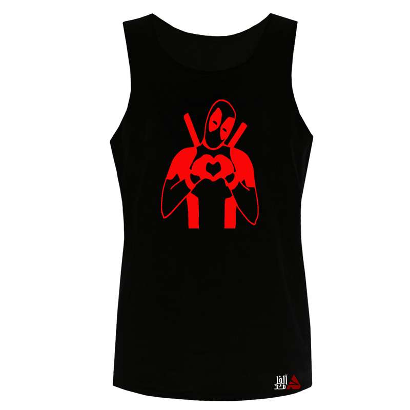 تاپ مردانه مدل ددپول کد b027 رنگ مشکی 