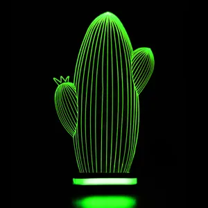    چراغ خواب بتابی طرح کاکتوس کد 3020