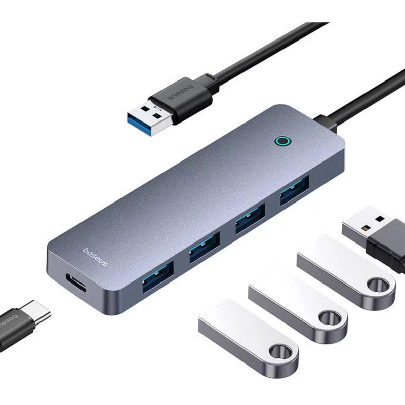 هاب 5 پورت USB 3.0 بیسوس مدل BS-OH080 150cm