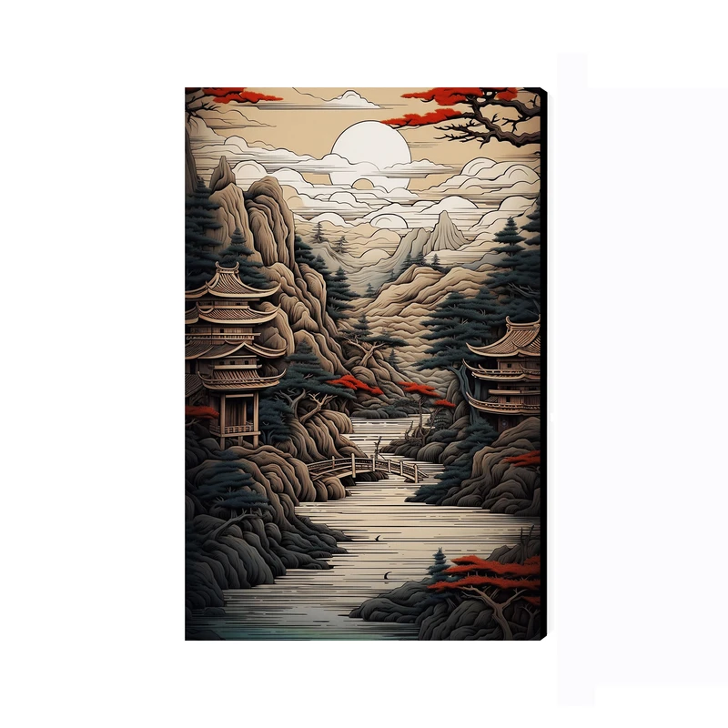 تابلو شاسی عرش مدل فانتزی منظره کد As2470