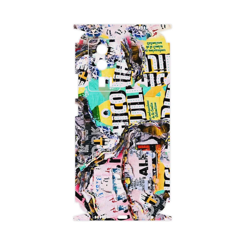 برچسب پوششی ماهوت مدل Collage of Teared Paper-FullSkin مناسب برای گوشی موبایل شیائومی Poco F5 Pro