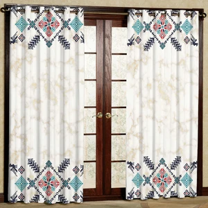 پرده مدل مخمل پانچی کد 4111T2 سایز 200x140 سانتی متر