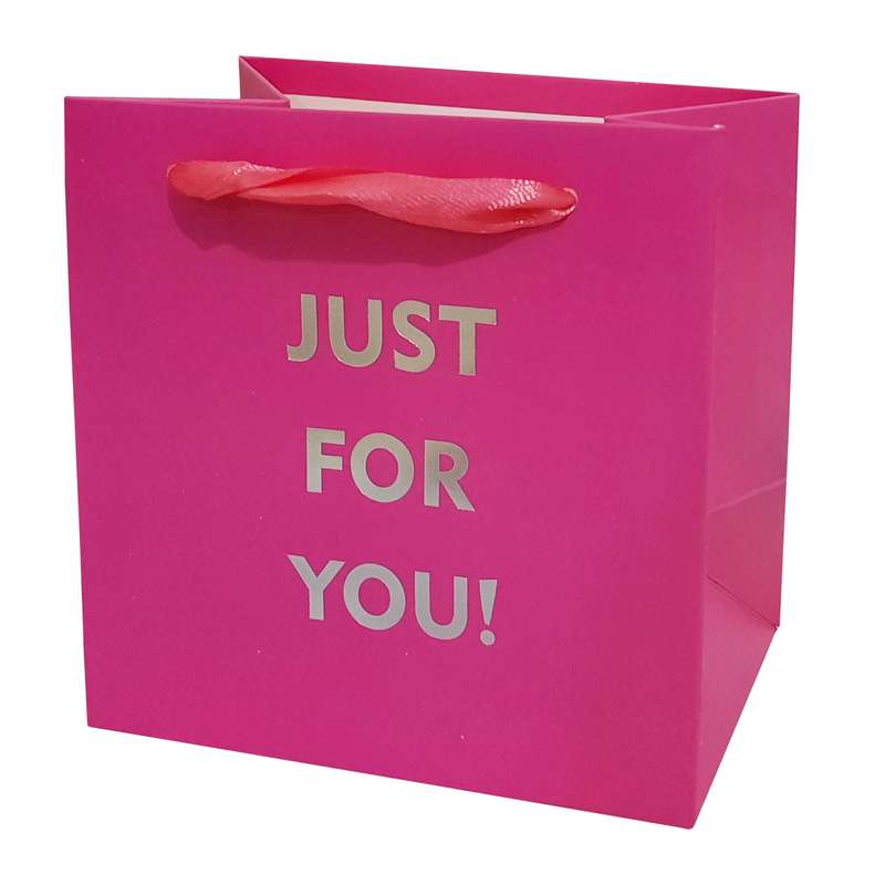 پاکت هدیه مدل JUST FOR YOU کد 11101055 پاکت هدیه مدل JUST FOR YOU کد 11101055