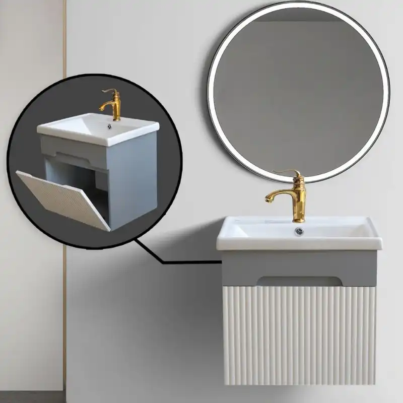 ست کابینت و روشویی بی اس سی مدل آنتیک