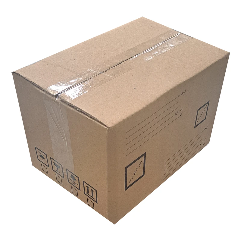 جعبه بسته بندی مدل کارتن پستی سایز 3.5 بسته 20 عددی