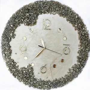 ساعت دیواری رزینی دست‌ساز مدل S01