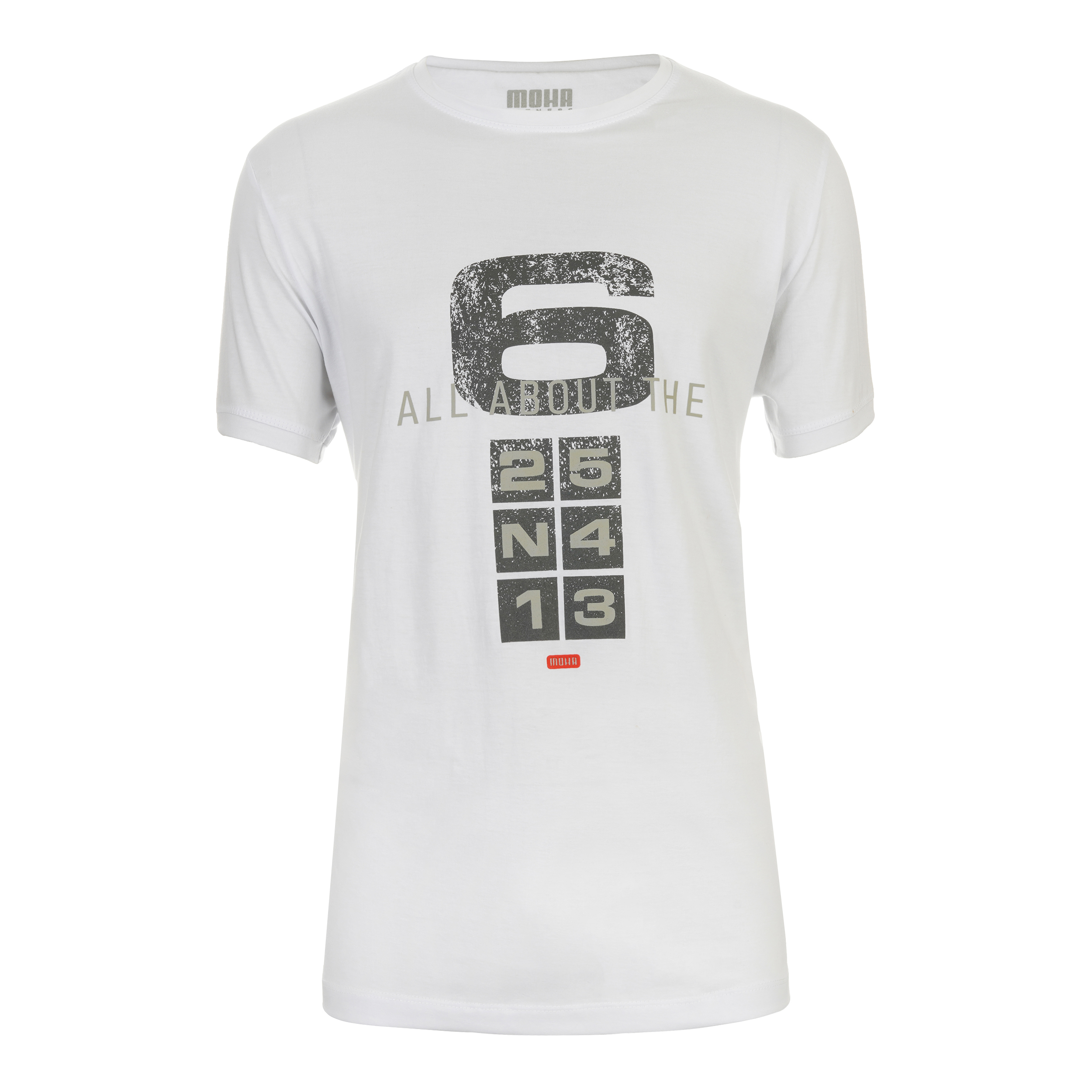 تی شرت آستین کوتاه مردانه موها فیتنس مدل 6W