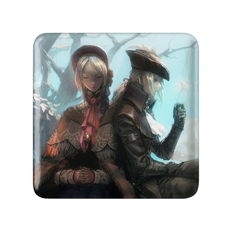 مگنت خندالو طرح بازی بلاد بورن Blood Borne مدل مربعی کد 30085