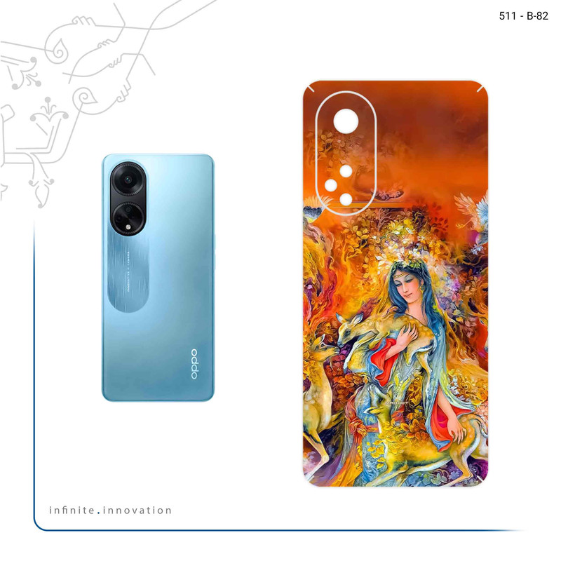 برچسب پوششی ماهوت مدل Persian miniature 2 مناسب برای گوشی موبایل اپو A98