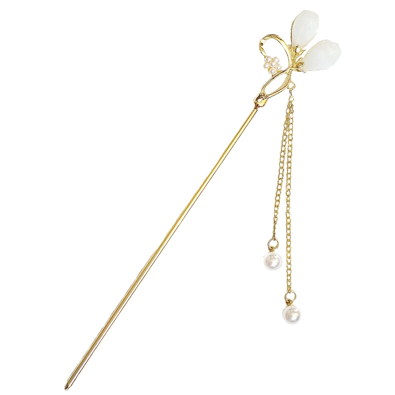 گیره مو زنانه مدل کانزاشی ژاپنی دو غنچه کد brg 4165