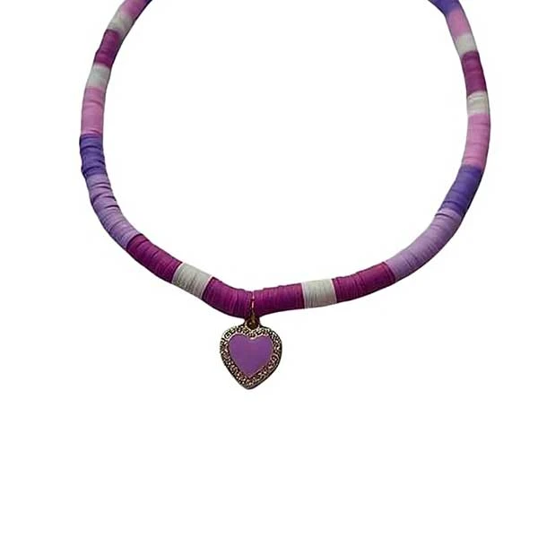 گردنبند زنانه مدل فیمویی طرح قلب کد NC172