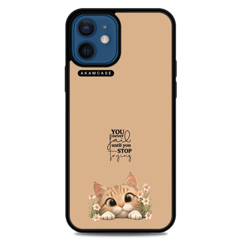 کاور آکام مدل AMC-WA12M-ANIMALS QOUTES-17 مناسب برای گوشی موبایل اپل iPhone 12 Mini