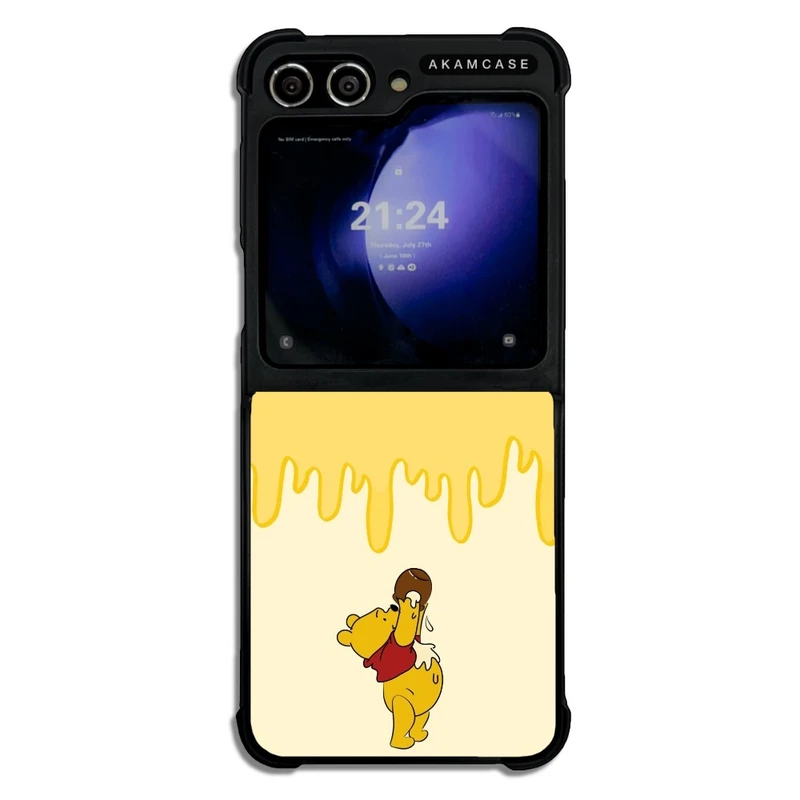 کاور آکام مدل AMC-WSGZFLIP5-POOH-14 مناسب برای گوشی موبایل سامسونگ Galaxy Z Flip 5