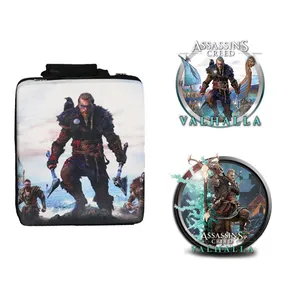 کیف حمل کنسول بازی پلی استیشن 4 مدل Assassin Creed به همراه برچسب کنسول بازی